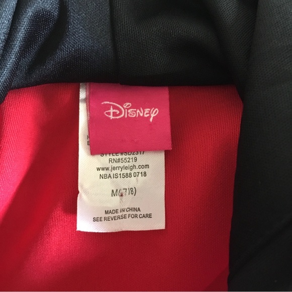 Disney Minnie Mouse (7/8) Halloween Costume or Dress Up Play Red Dress Hooded - Picture 3 of 12